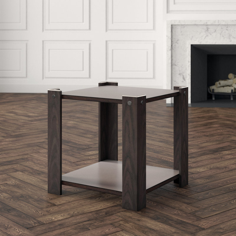Tristan End Table, Black, Black