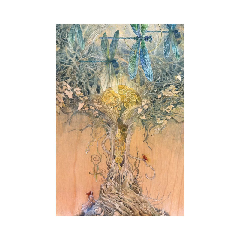 Entangle by Stephanie Law - Wrapped Canvas Painting, 101.6 cm H x 66.04 cm W x 3.175 cm D