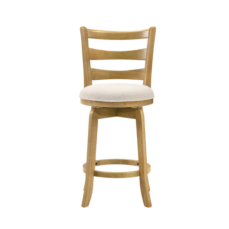 Tabouret de bar de cuisine Melindra, Tabouret de comptoir (siège d'une hauteur de 26 p, 1, Éclat ambré