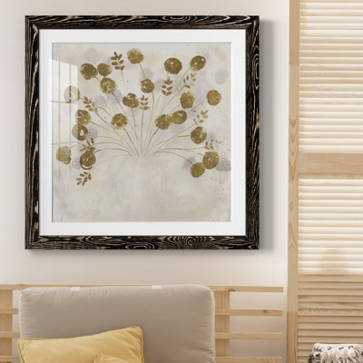 Golden I - Cadre photo, reproduction d'art sur papier
