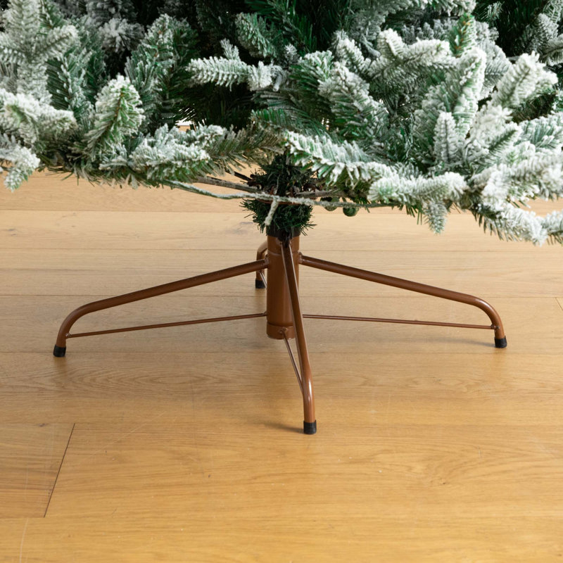 Sapin de Noël givré pré-éclairé, 7'