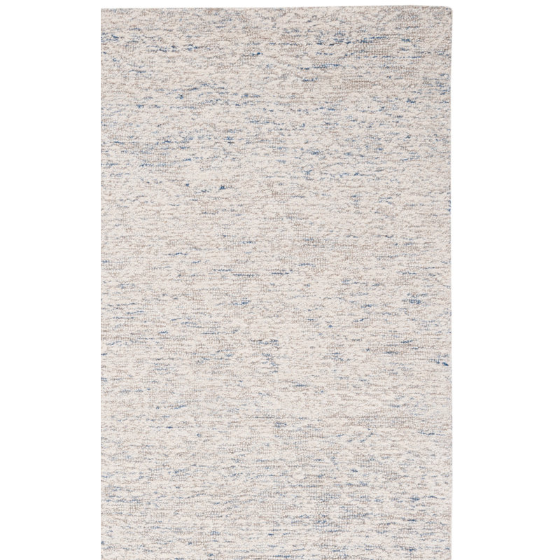 Metro Hand Tufted Indian Wool And Cotton With Latex Solid Color Rug, Rectangle 9' x 12'