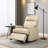 29.9" W Compact Top Grain Leather Power Swivel Rocker Recliner with USB-A and USB-C Charging-1445130723