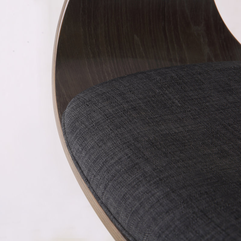 Swivel Upholstered Adjustable Height Counter Stool, Brown