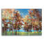 «Kaleidoscope Bright Blue» par Julia Purinton, art mural en verre acrylique-784905687