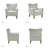 Arching 31" W Polyester Armchairs with Solid Wood Legs (Set of 2)-84502076