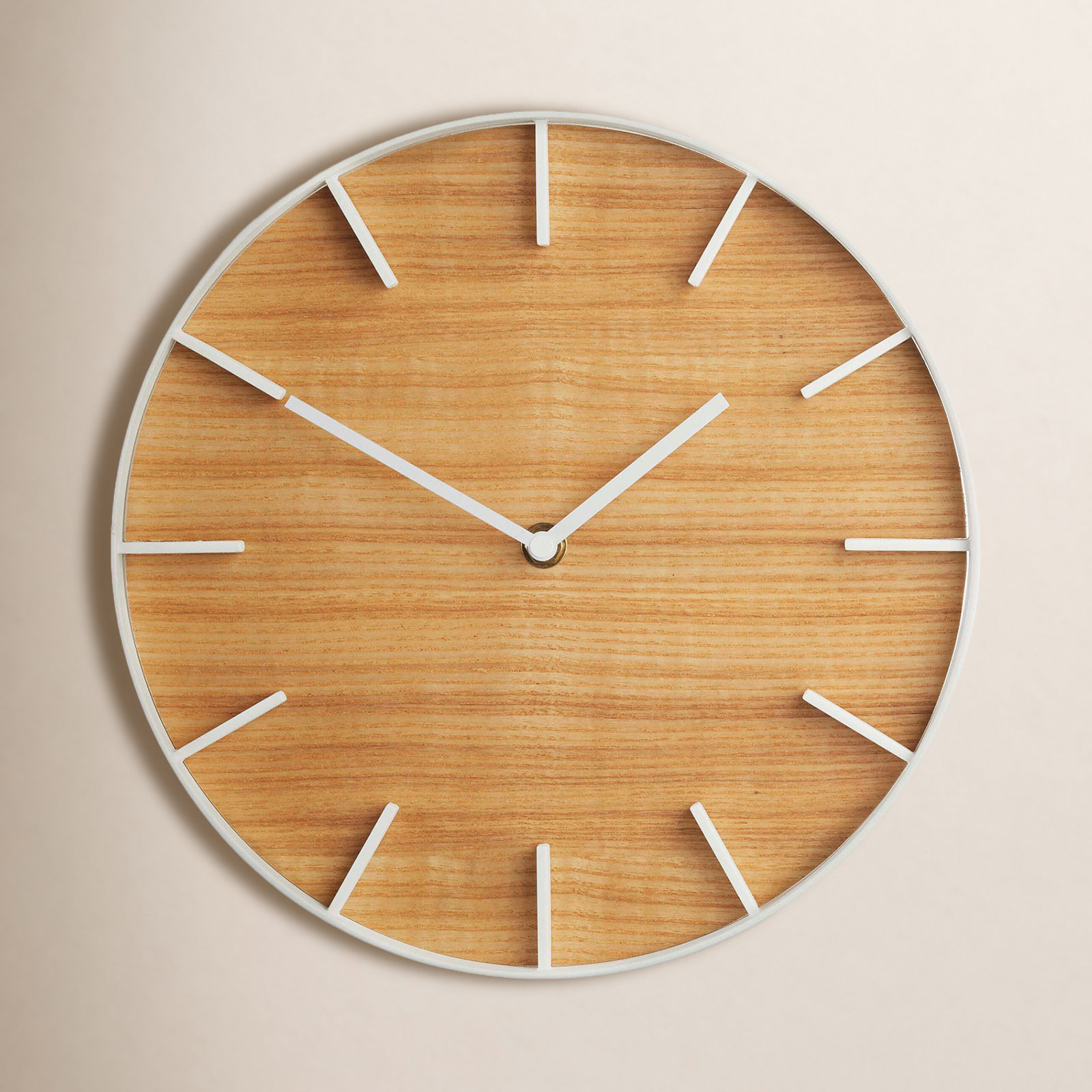 Rin Wall Clock, Ash