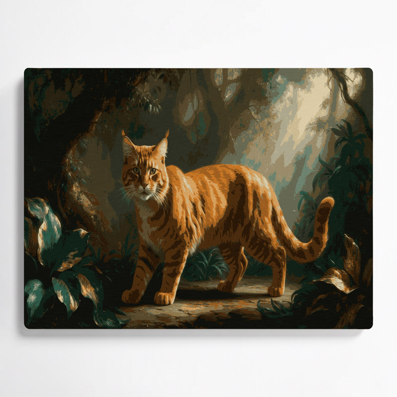 «Big Cats Bay Cat», art mural en métal brun, H 11 po x l 14 po