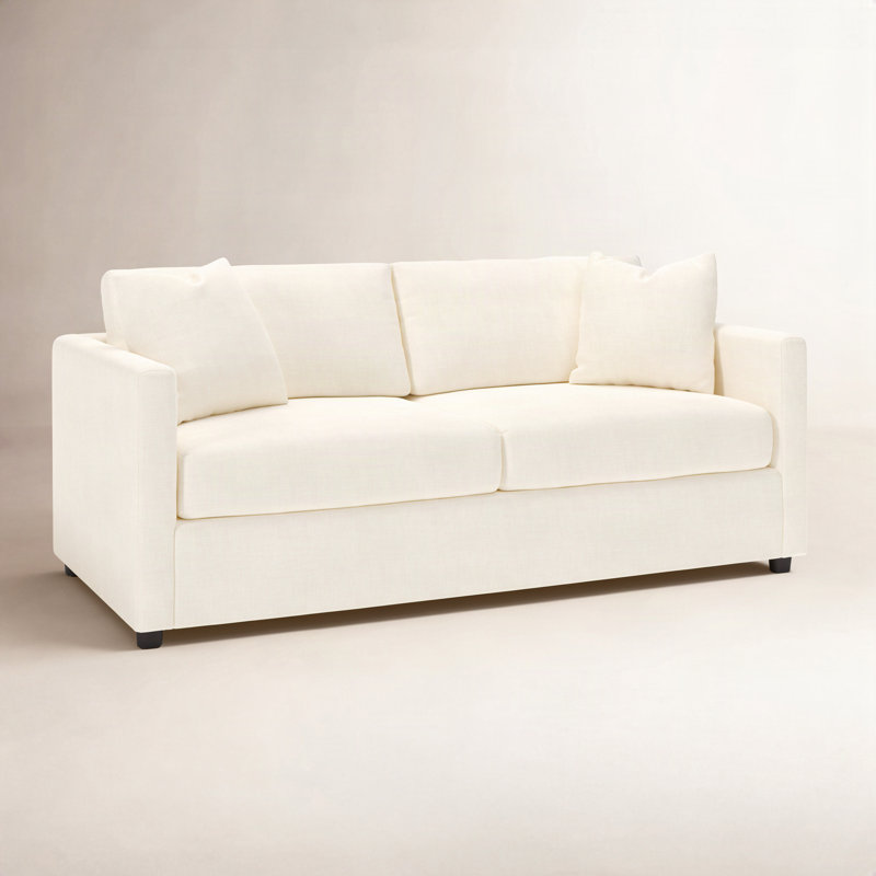 Godwin 75" Sofa, Conversation Pearl Basketweave