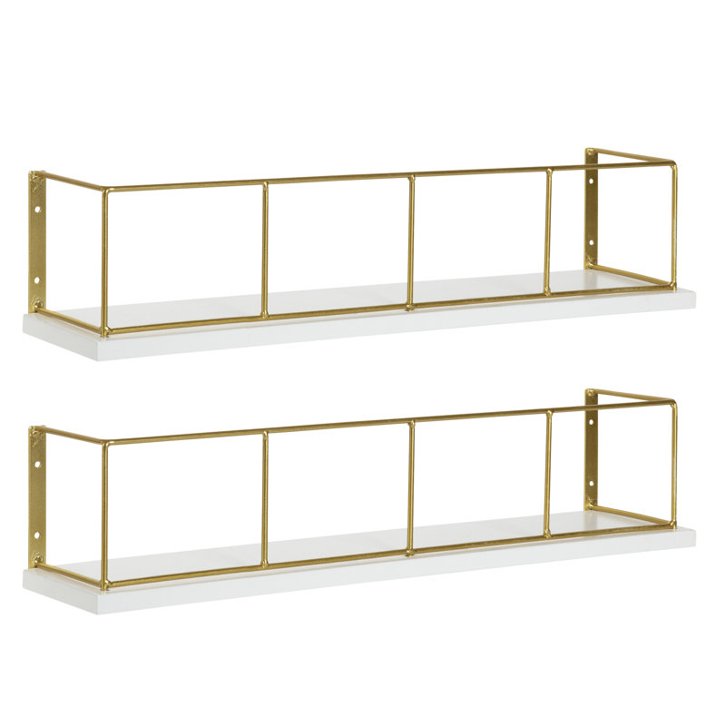 Cazeau 2 Piece Floating Shelf