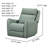 Brago Leather Power Swivel Glider-114766502
