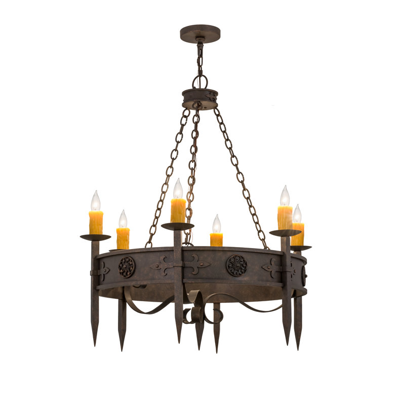 Ranchester 6 - Light Chandelier