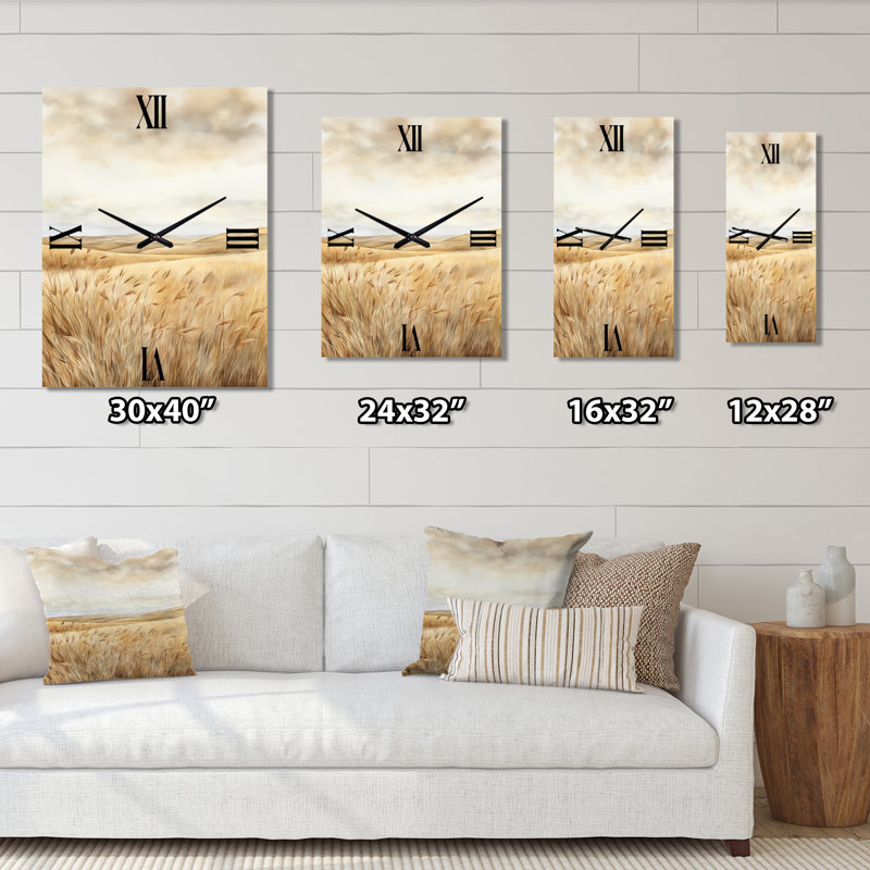 Horloge murale Ariele - Prairies, Grand