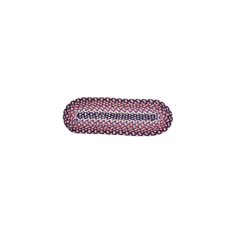 Tapis d’escalier mauve tressé laurcella