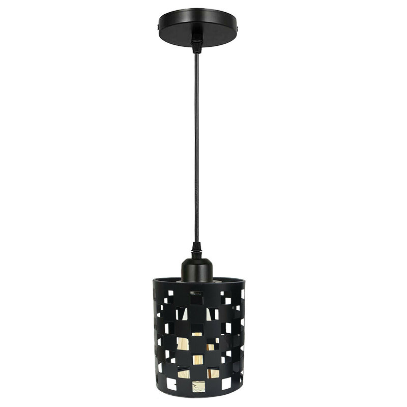 Garlinda 1 - Light Black Cylinder Pendant