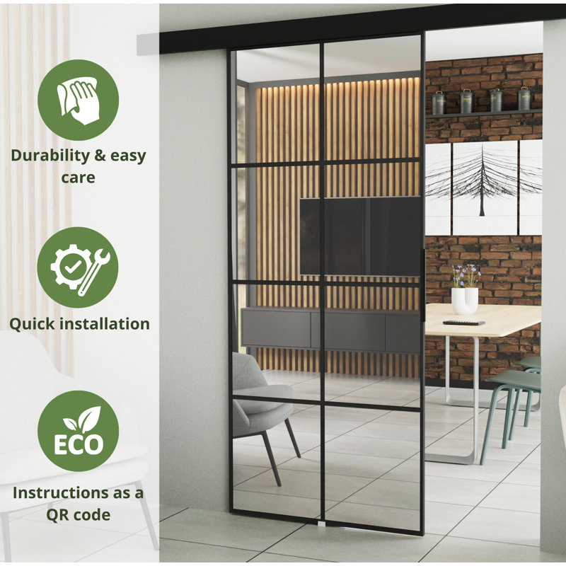 DOOR LOKI 1, Black, 82cm x 205cm