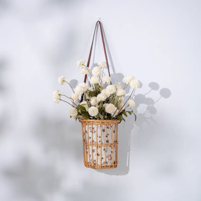 Couronne de linteau artificielle à fleurs séchées