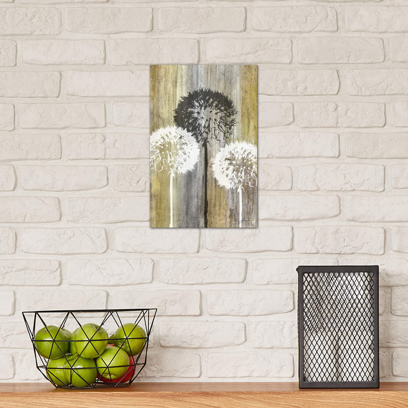 Rustic Garden II by James Burghardt - Painting on Canvas, No Frame, 66.04 cm H x 45.72 cm W x 1.91 cm D