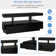 Modern High-gloss Coffee Table With Smart Led Lighting & Storage