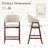 Upholstered Solid Wood Bar Stool Counter Stool-1906351985-1906351999