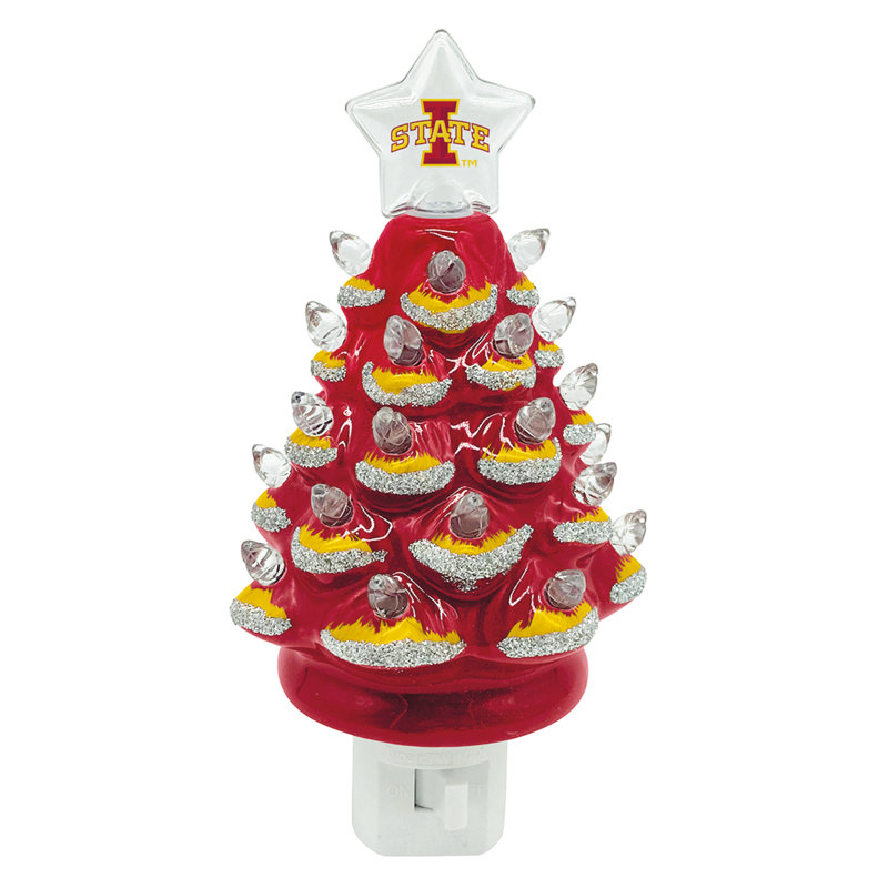Arbre de Noël 6,5 po Nite Lite, Iowa State