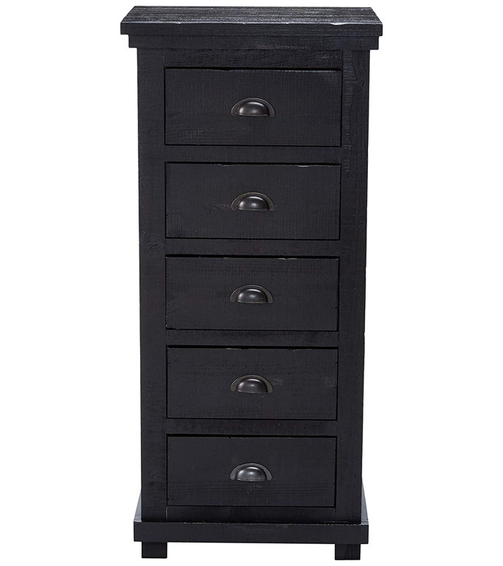  Commode pour la lingerie, Noir, noir, noir, noir