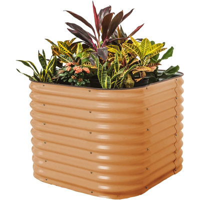 Classic 32" Tall 4 In 1 Modular Metal Outdoor Raised Garden Bed