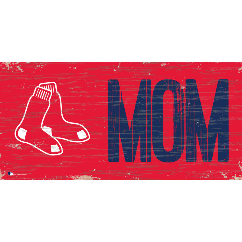 Décoration murale signe maman, Red Sox de Boston