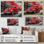Red Pickup Truck Road Legends III - Transportation Canvas Art Print-819817275-1035165241