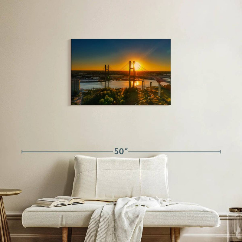 Lilie Talmadge Memorial Bridge, 20" H x 30" W
