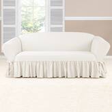August Grove® 100% Cotton Box Cushion Sofa Slipcover & Reviews | Wayfair