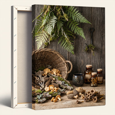 Art mural sur toile Gallery Wrap pour le salon, la chambre à coucher, le bureau ou le vestibule - décoration murale décorative avec alambic naturel