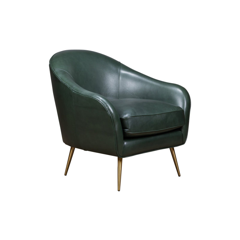 Leo Armchair, Evergreen Genuine Leather