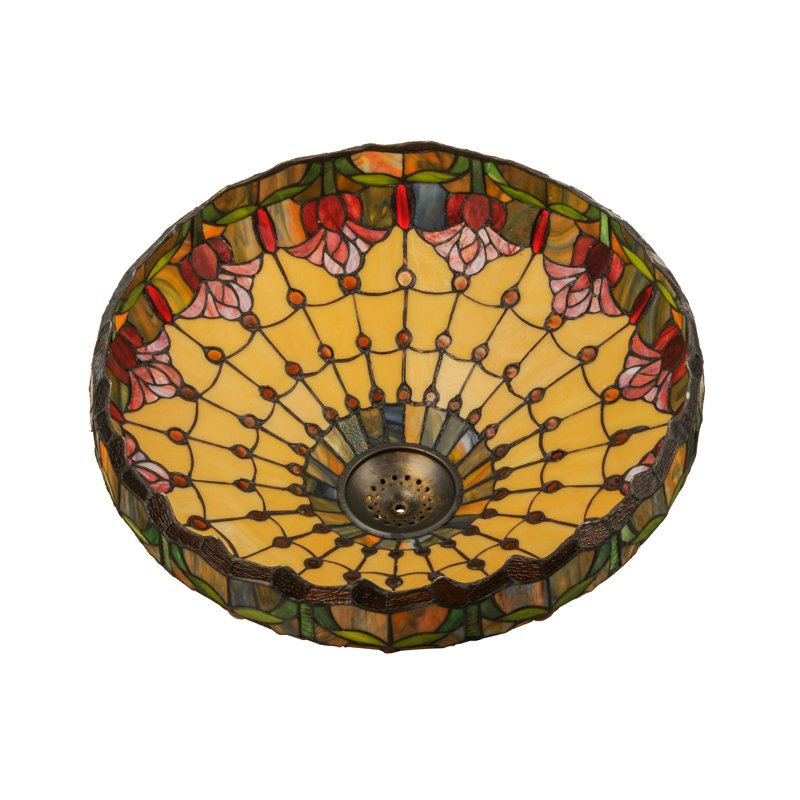 Abat-jour tulipe colonial 22 po