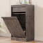 Armoire à poubelle inclinable, armoire de rangement autoportante de 10 gallons pour la salle à manger de la cuisine, armoire à linge dissimulée à l'épreuve des chiens-106775901