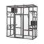 Très grande cage à chat - Gris
