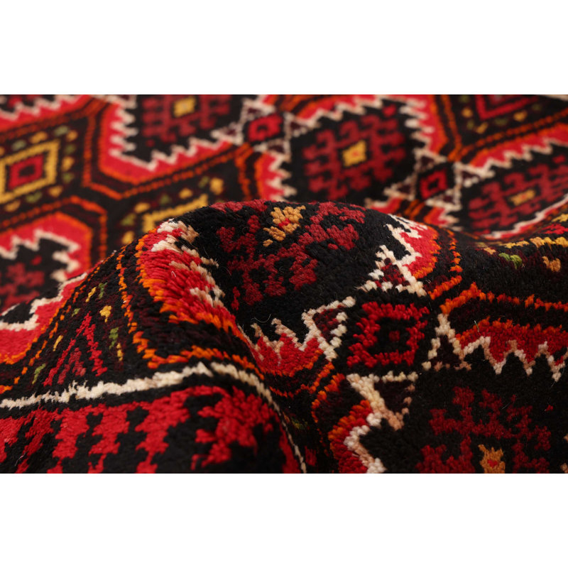 Tapis rouge Baluch 2 pi 11 po x 5 pi 1 po