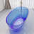 61'' x 29.5'' Freestanding Soaking Solid Surface Stone Resin Bathtub-106891910