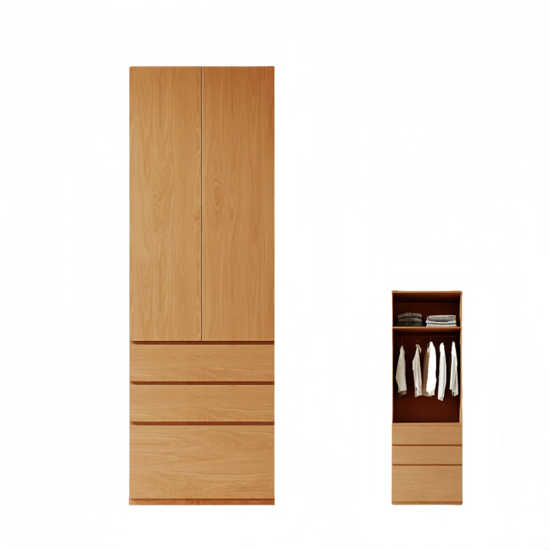 Garde-robe simple de couleur unie, H 78,74 po x l 39,37 po x P 23,62 po