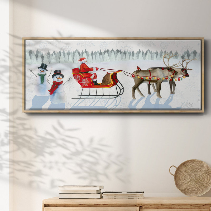 Santa's Snowmen Collection D-, toile encadrée