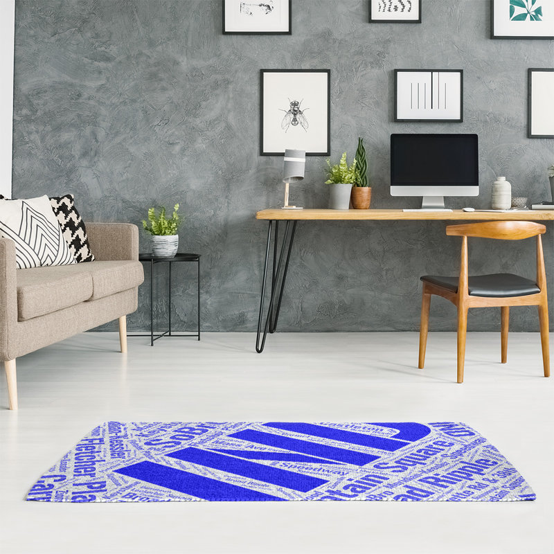 Chenille Indoor Rug, Rectangle 5' x 7'