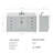 Tidworth 66'' Solid Wood Single Bathroom Vanity with 1.5'' Carrara Marble Top-91360833-119088804