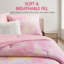 Ensemble d'édredon 3 pièces TG / TG avec coussin décoratif, rose-137258040-137258043
