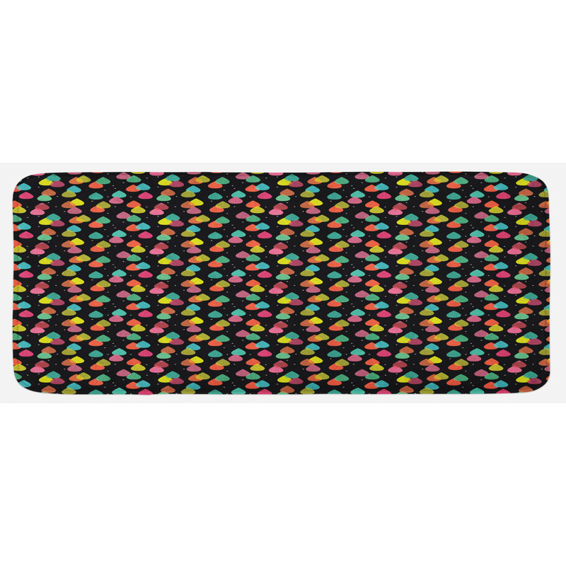 Modern & Contemporary Synthetic Kitchen Mat
