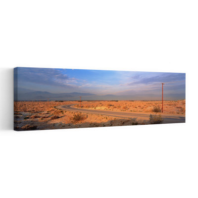 Road Desert Springs Ca Abstract Contemporary Landscape Nature Wall Art