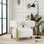 Fauteuil d'appoint rembourré Boucle-764155026