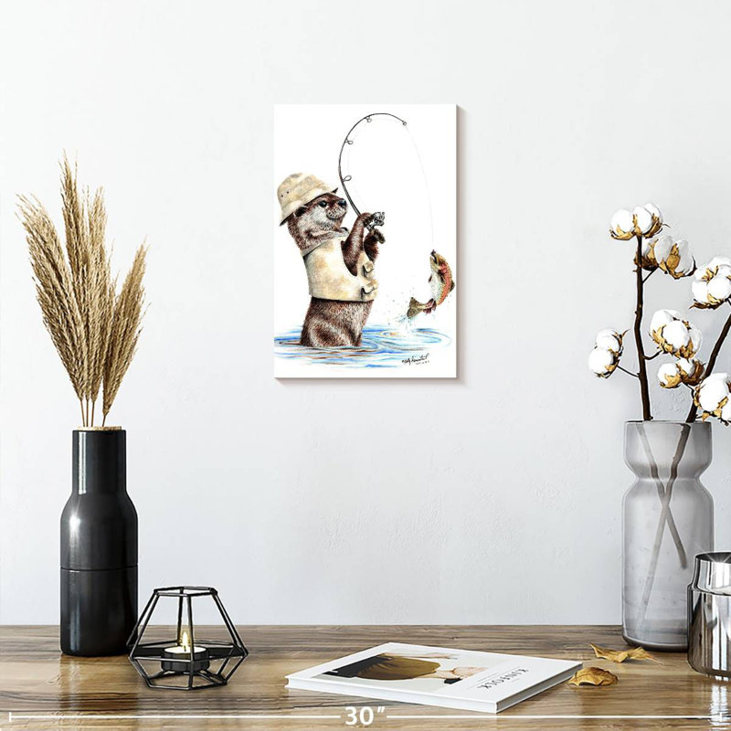 Senne Nature's Fisherman, 12" H x 8" W