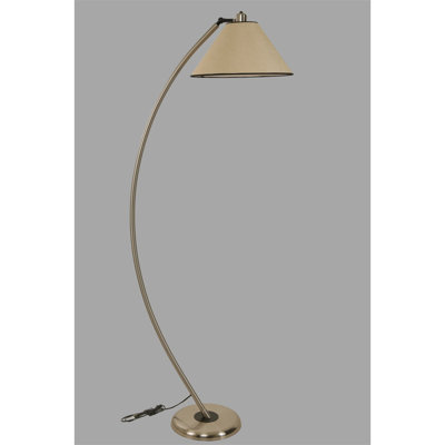 Modern Floor Lamp with Adjustable Height, Chrome Finish, 67.0 inches Tall | Metal Body with Electrostatic Oven Dried Paint | E27 Socket Compatible, Max 40W | Stylish Lighting for Glam & Scandinavian Decor