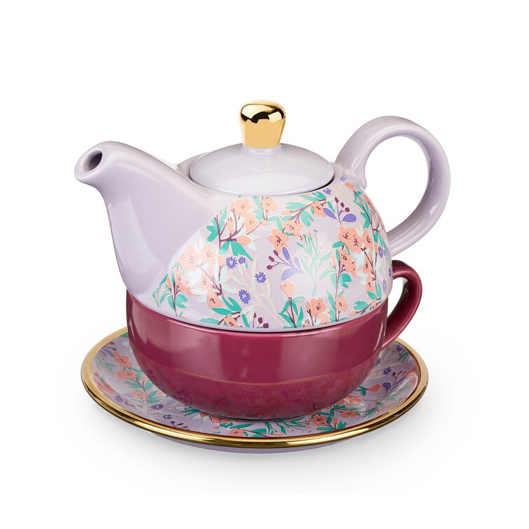 Pinky Up Addison 12oz. Teapot  Tea pots, Ceramic tea set, Tea for one