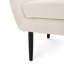 Fauteuil d'appoint en velours avec coussin en mousse et accoudoirs à finition pattes évasées